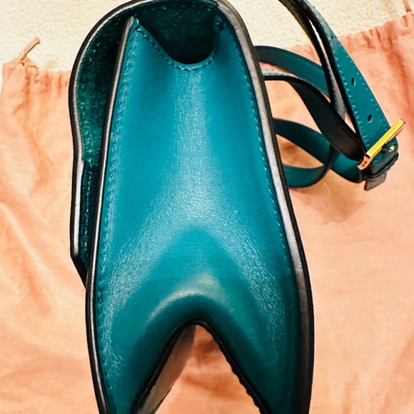 100% Authentic Miu Miu Leather Shoulder Bag, Perfect Condition, Gemstone Details - Picture 6 of 6